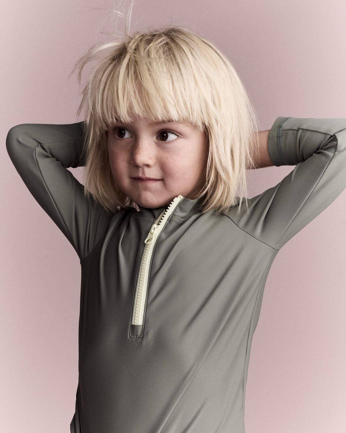 Toddler Half-Zip Long-Sleeve Rashguard - Olive - Otter Avenue | Carter's | Carter's Inc