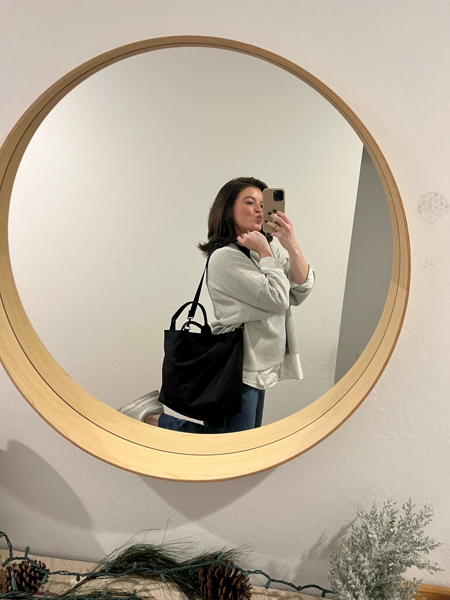 Use code YOURBFFKATE for 15% off! (I have the crossbody tote in medium!)