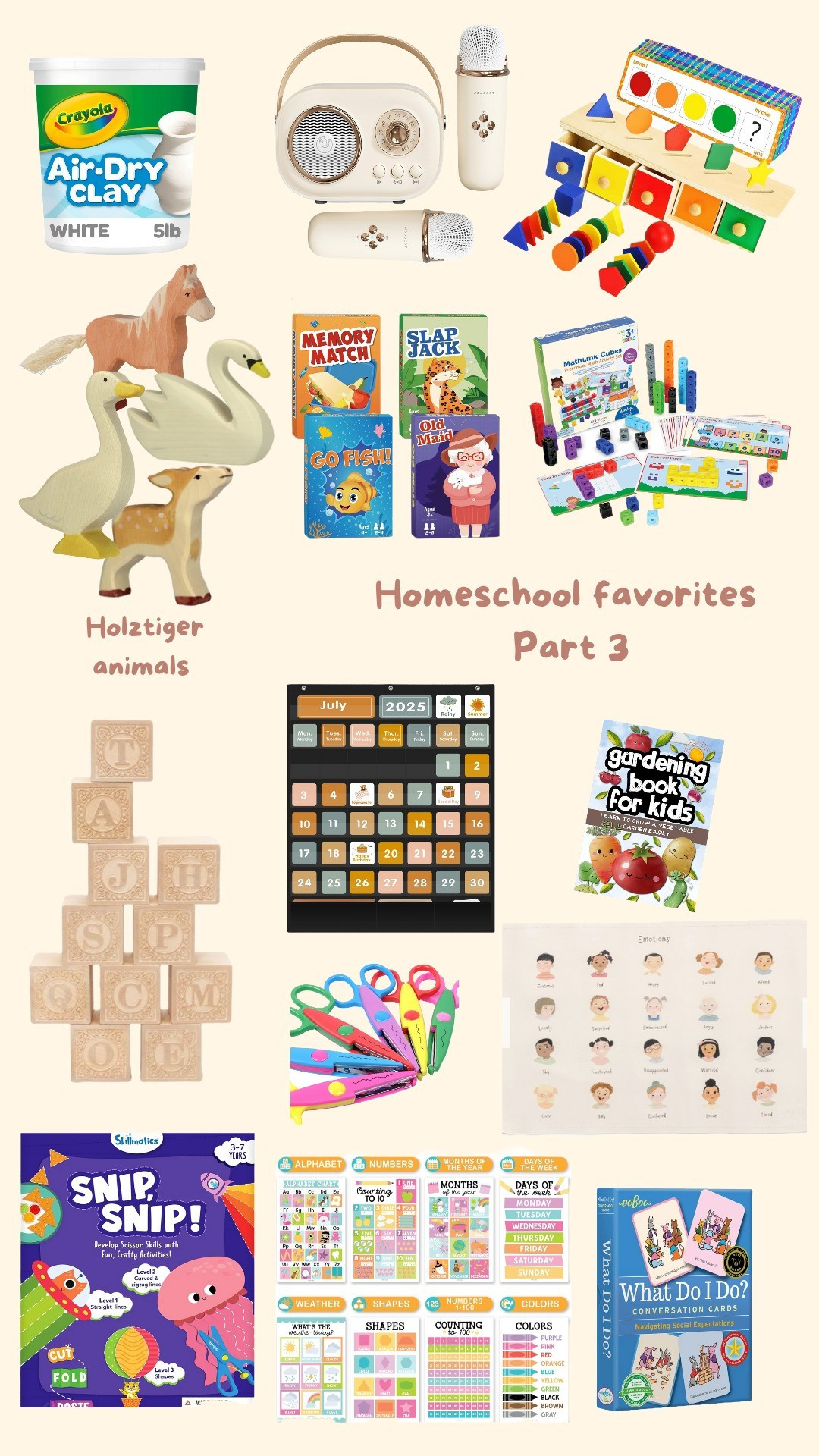 Gift ideas? Homeschool accessories? Back to school ideas? Sharing some more of our daily uses and faves! Save these for your next event! ⭐️🧩🎨🎀🐾

#LTKKids #LTKFamily #LTKParties