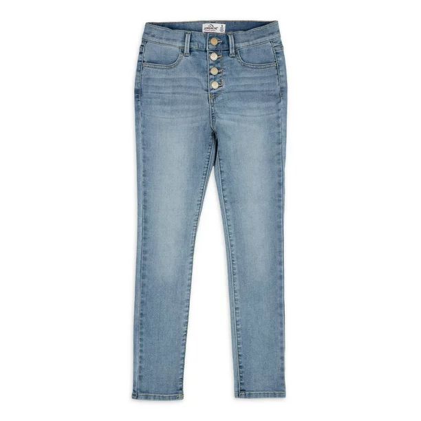 Jordache Girls Super Skinny High Rise Jeans, Sizes 5-18 | Walmart (US)