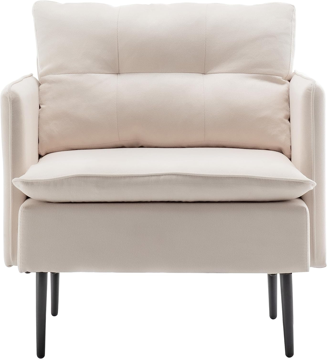 SDADI Velvet Accent Chair, Mid Century Modern Armchair for Living Room, Bedroom Button Tufted Lou... | Amazon (US)