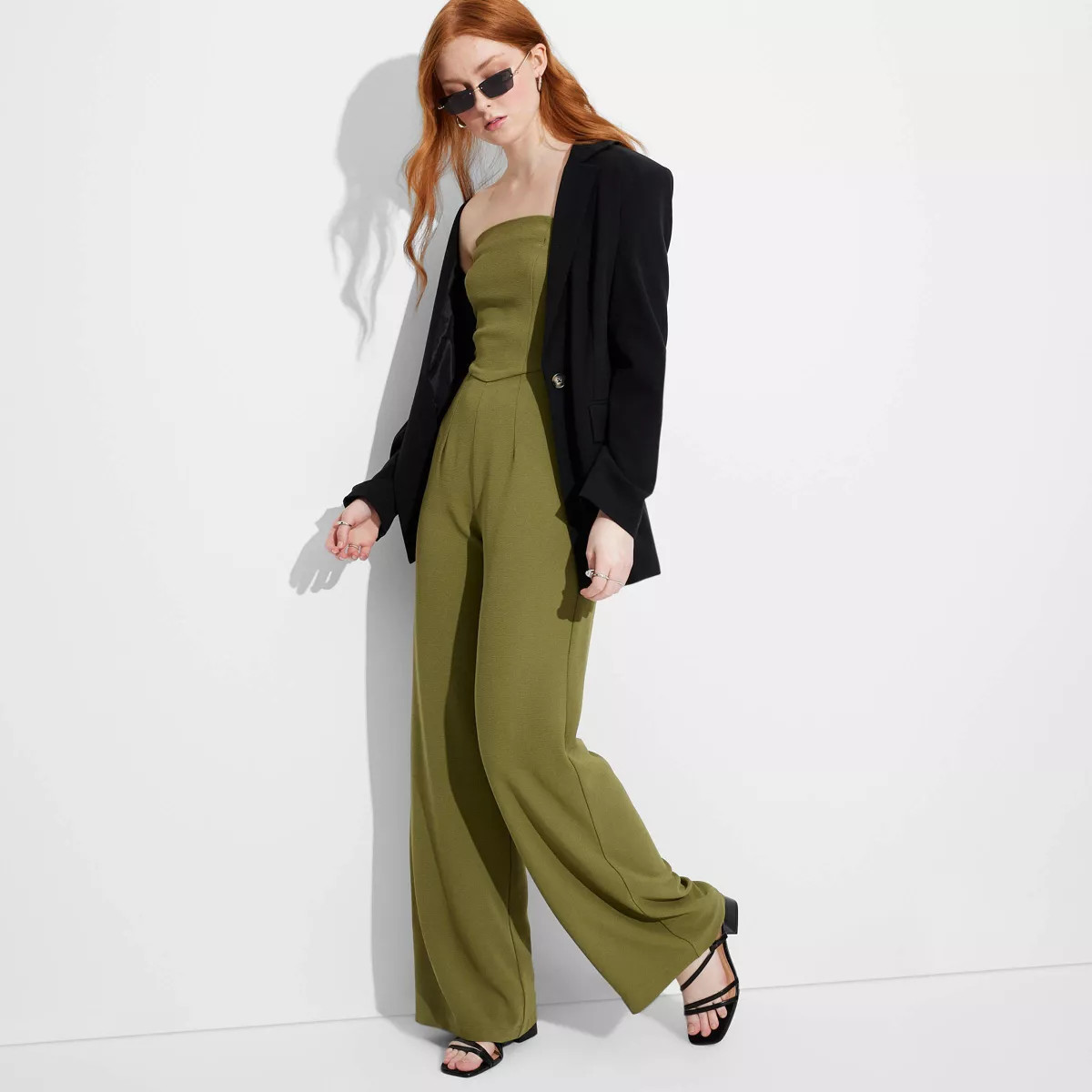 Women's Wide Leg Tube Jumpsuit - Wild Fable™ | Target