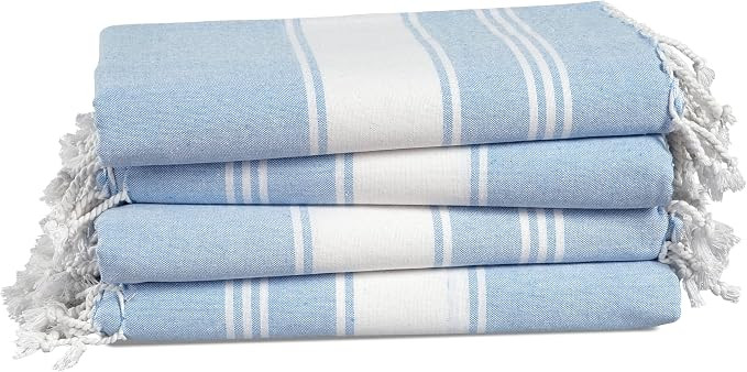 Lane Linen Beach Towel 4 Pack, 100% Cotton Oversized Beach Towels for Adults, Lightweight Travel ... | Amazon (CA)