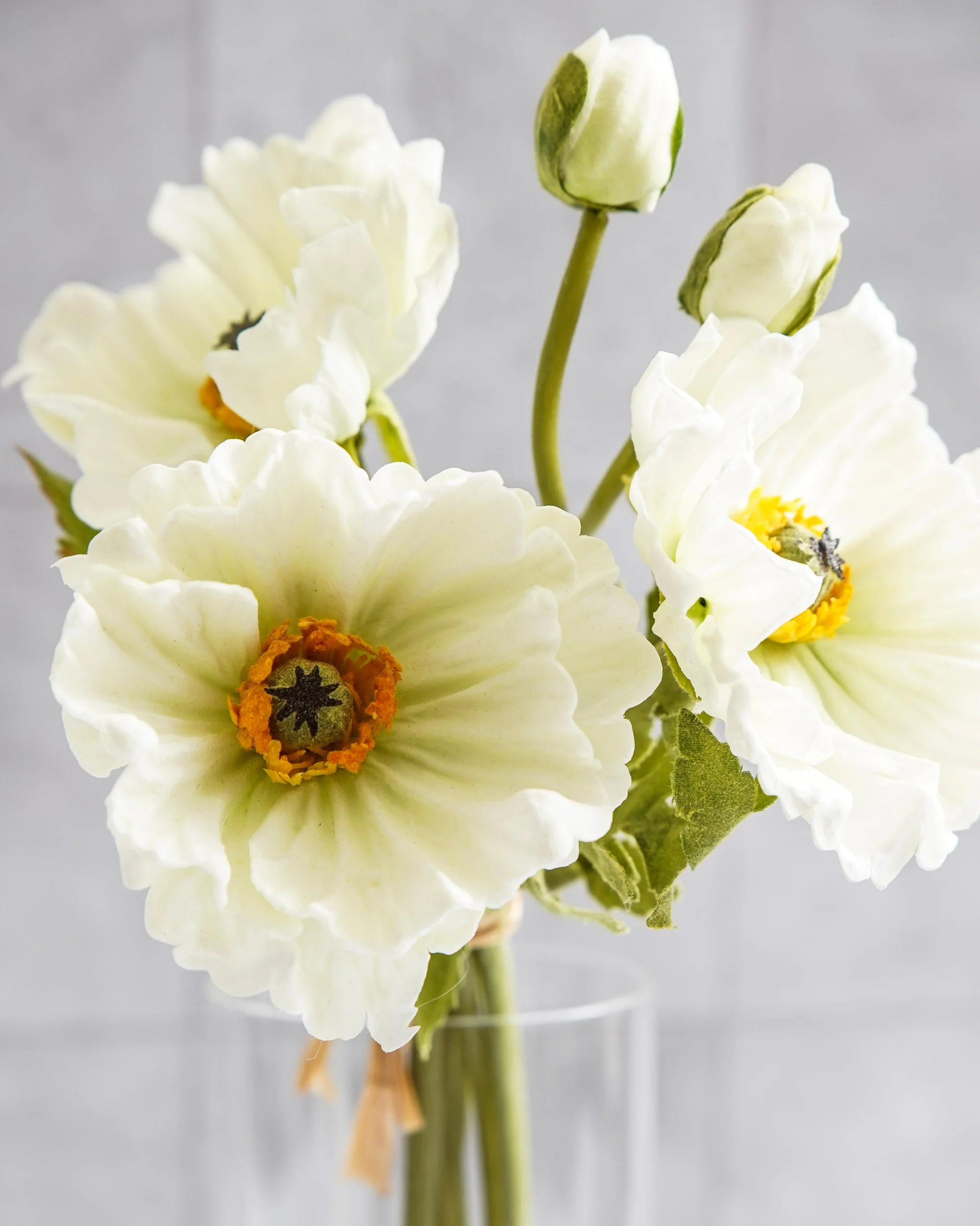 Real Touch Poppy Bundle | White | MJHome