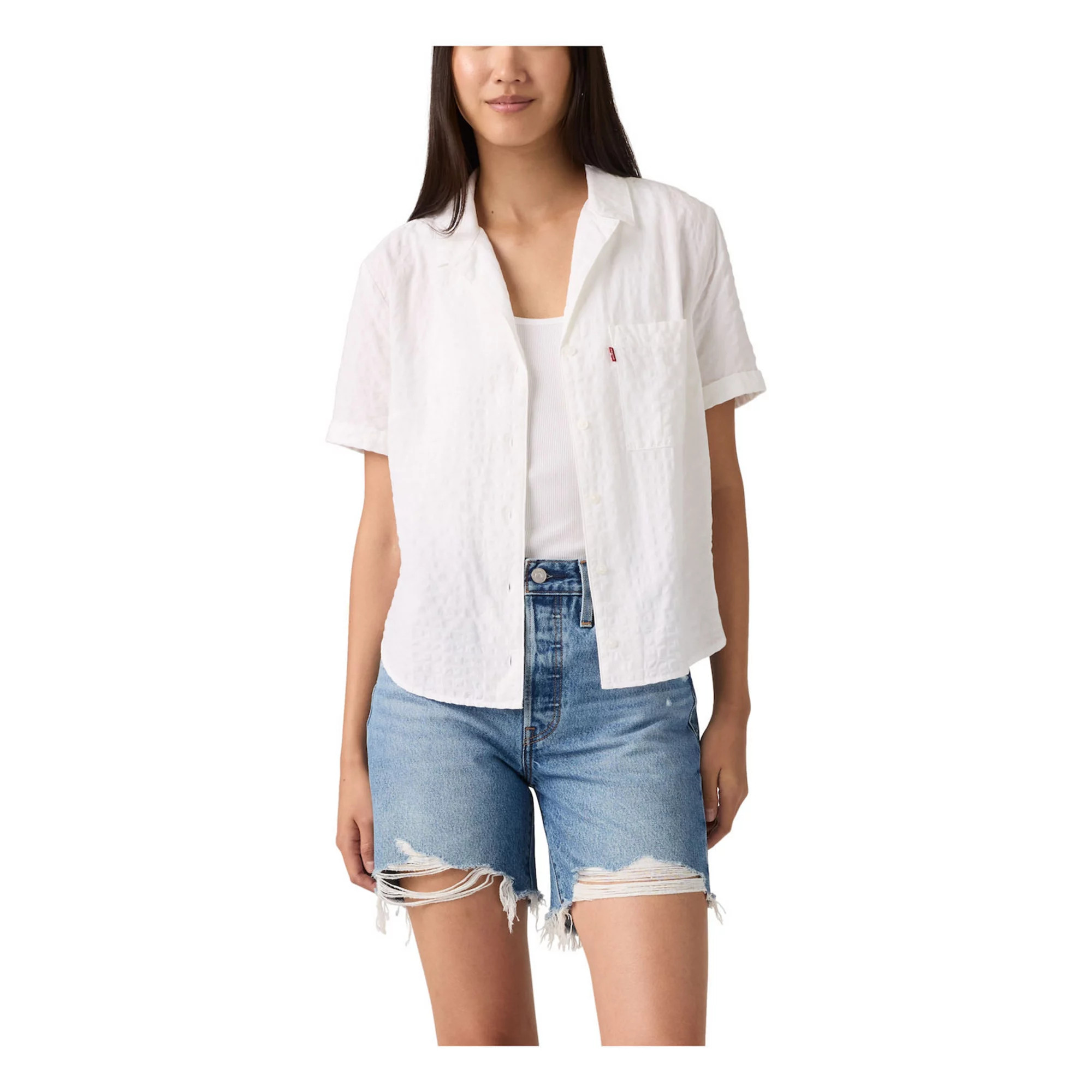 Women's Levi's\u00ae Short Sleeve Camp Shirt | Kohl's
