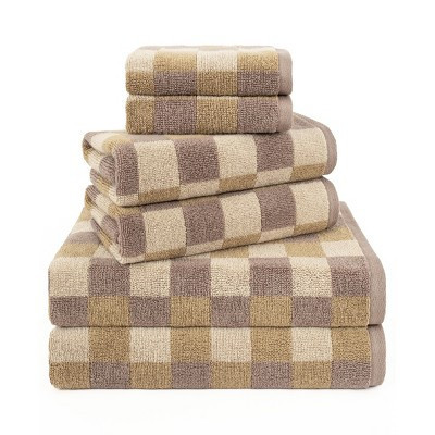American Soft Linen Wizard Collection 100% Combed Cotton Luxury 6 Piece Towel Set, Yarn Dyed Ultra Soft and Plush Towels for Bathroom | Target