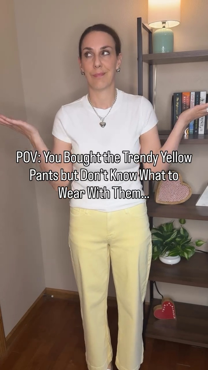 What colors/patterns are you wearing with yellow this year?! Yellow is everywhereeeee! I had about 10 other options laid out, so this is just a taste, get creative! 

Which is your favorite?? 

Also let me know if you need a link to the yellow pants! Super affordable, super cute and multiple lengths! 

#casualstyle #fashion #ootd #style #millennial