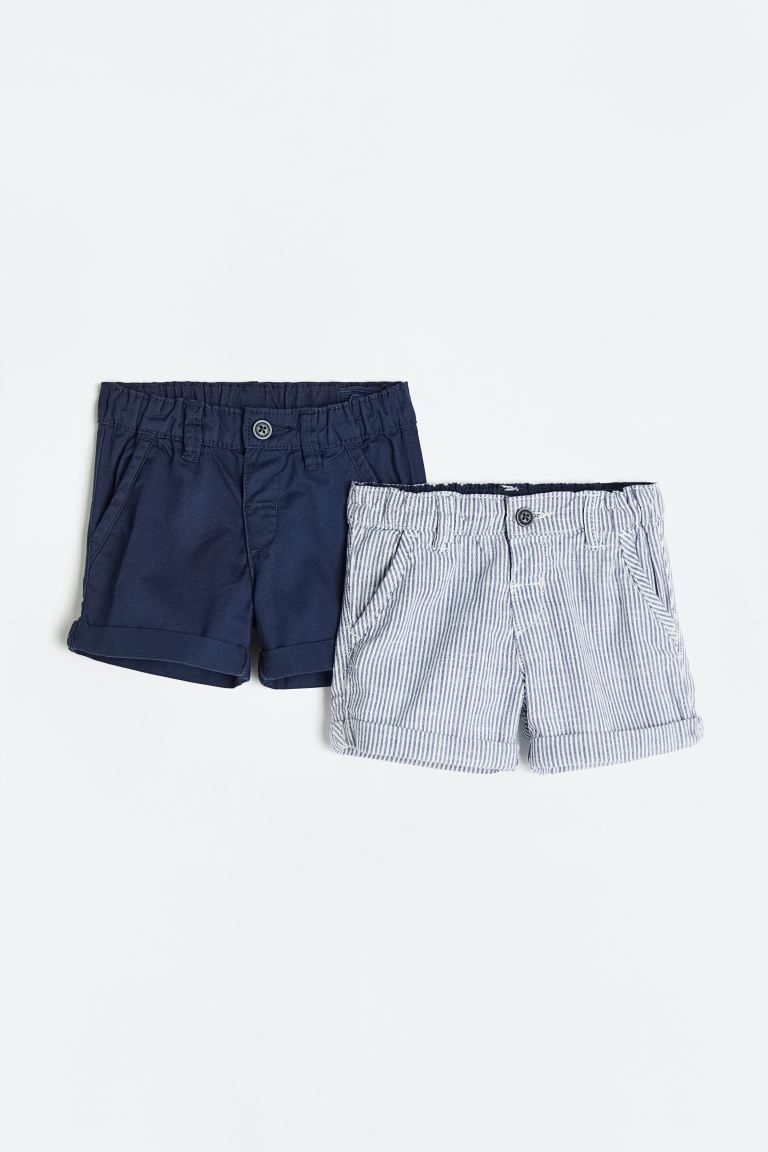 2-pack Cotton Shorts | H&M (US + CA)