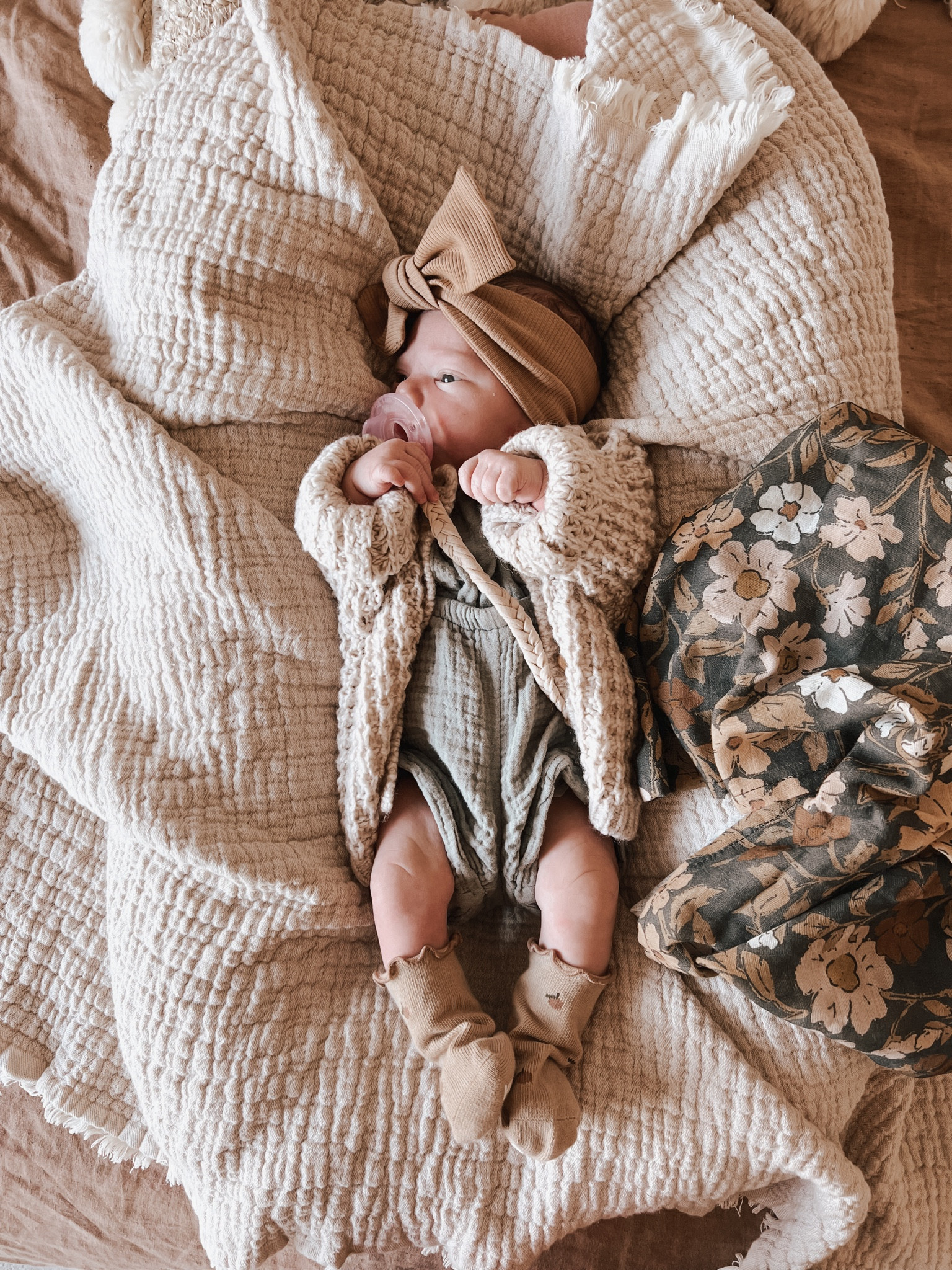 The swaddle is directly from mini wander so you can order through them to not spend $70  

#LTKfamily #LTKbaby