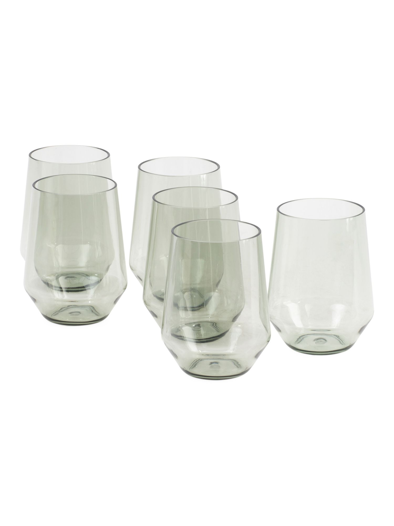 6pk Stemless Sole Tritan Wine Glass Set | TJ Maxx