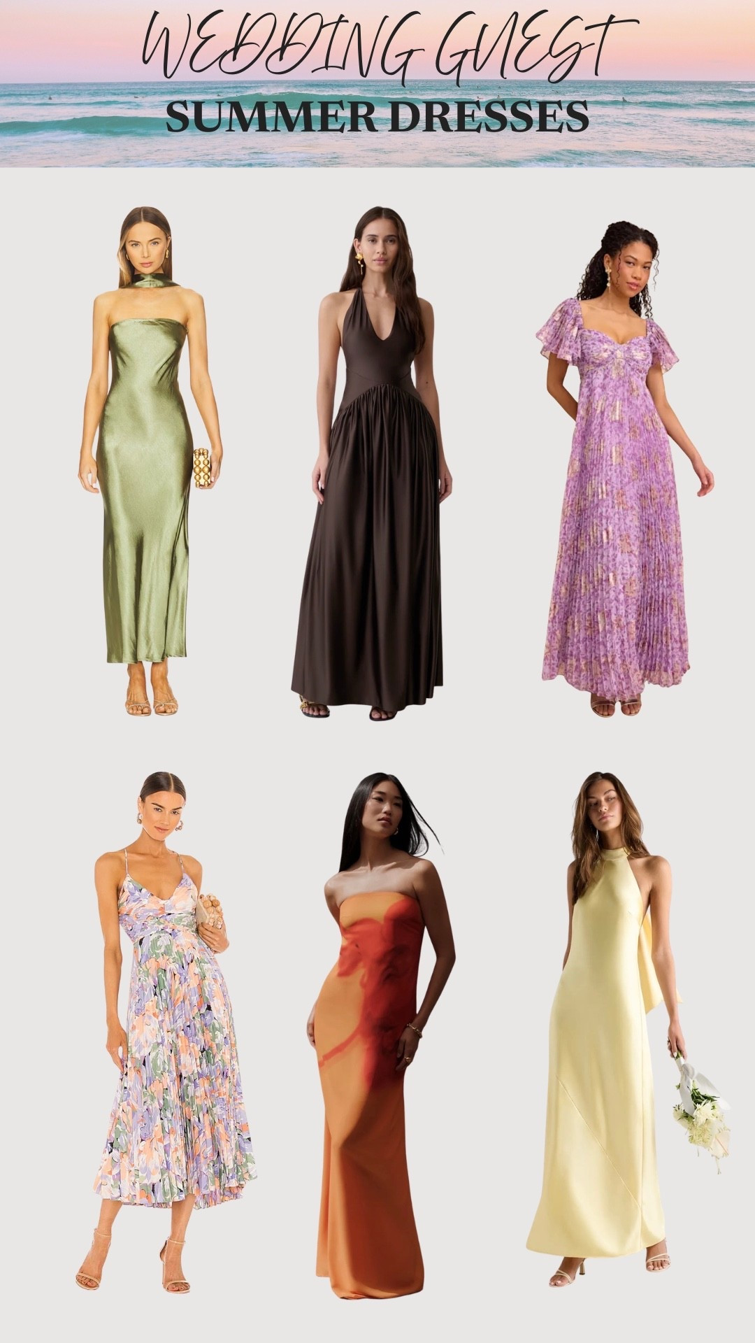 Wedding Guest Dress Inspo for Summer #weddingguest #summerdresses #lachiccouture

#LTKgrwm #LTKootd #LTKSeasonal