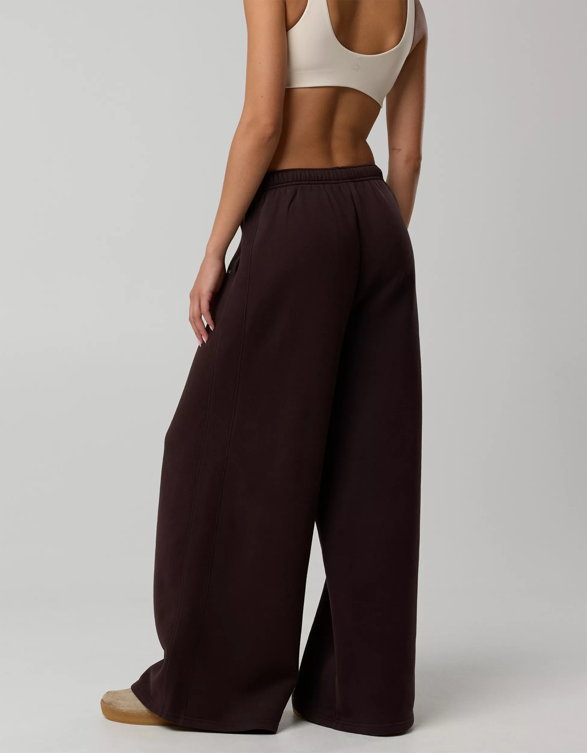 OFFLINE By Aerie Cloud Fleece Baggy Trouser | American Eagle Outfitters (US & CA)