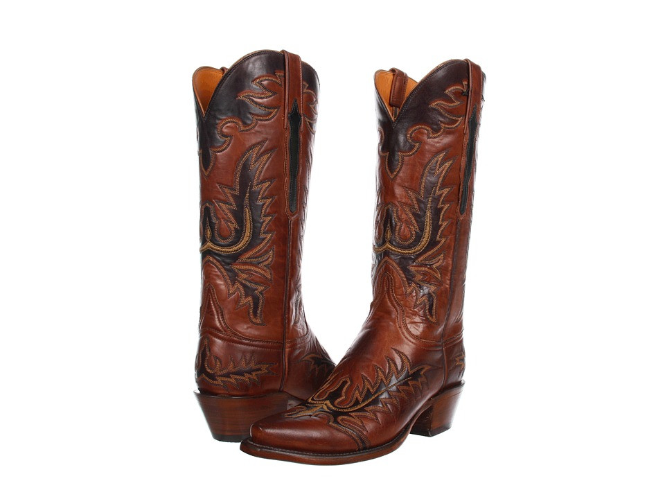 Lucchese - L4625 (Tan Burnished Ranch) Cowboy Boots | Zappos