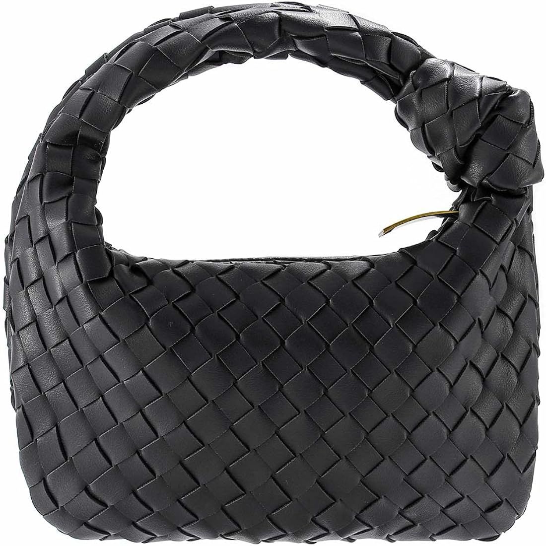 Yokawe Women Handbag Leather Shoulder Bag Woven Clutch Bag Handmade Hobo Bag Fashion Dumpling Purse | Amazon (US)