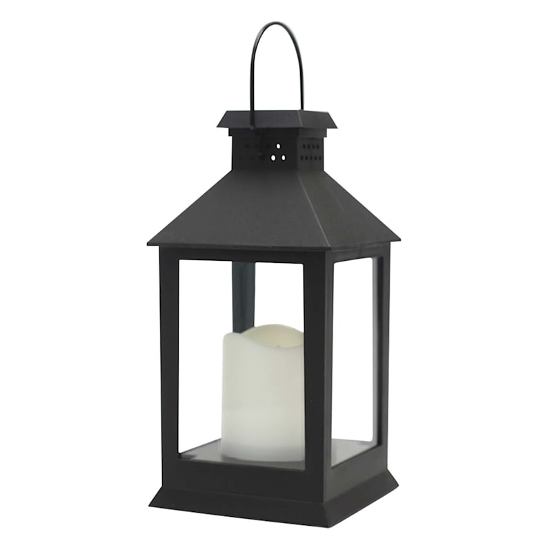 Black Outdoor Solar Lantern, 9"








	
		
		
			
				4.9
			
			
				(
				16
				) | At Home