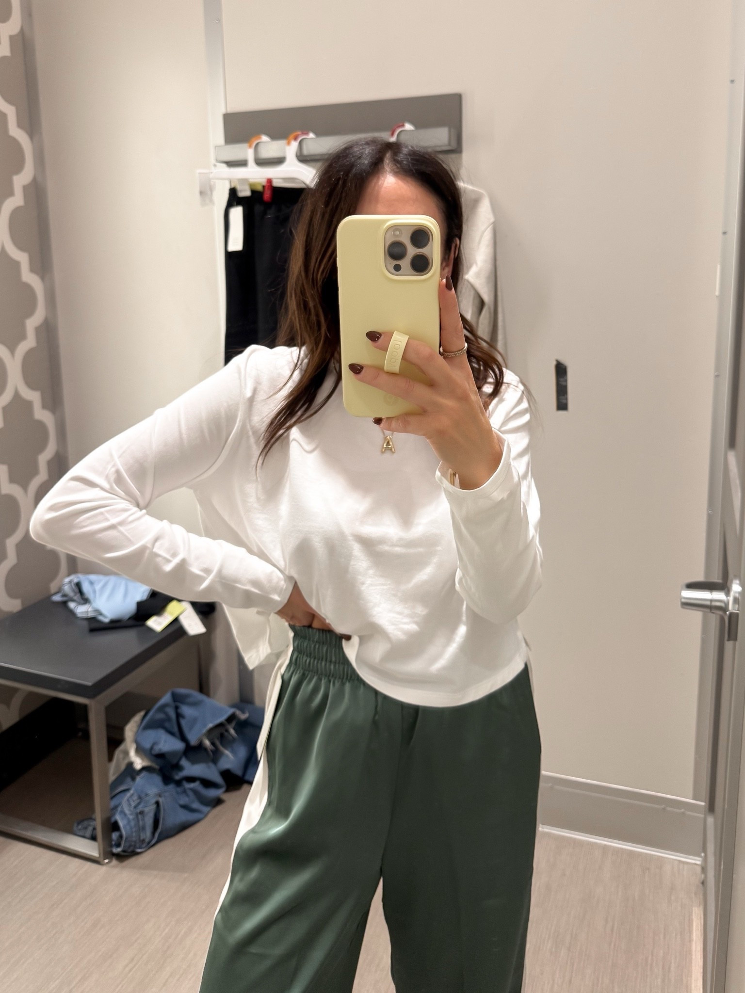 New activewear at @Target if you are in the market for satin track pants these have been my favorite yet.

#LTKgrwm #LTKSeasonal #LTKootd