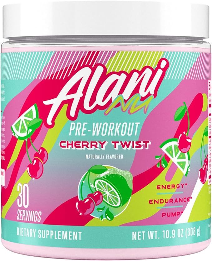 Alani Nu Pre Workout Powder Cherry Twist | Amino Energy Boost | Endurance Supplement | Sugar Free... | Amazon (US)