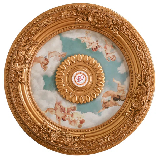 BAN-BRRD62-F0-0 Cherub Sky Ceiling Medallion | Wayfair North America