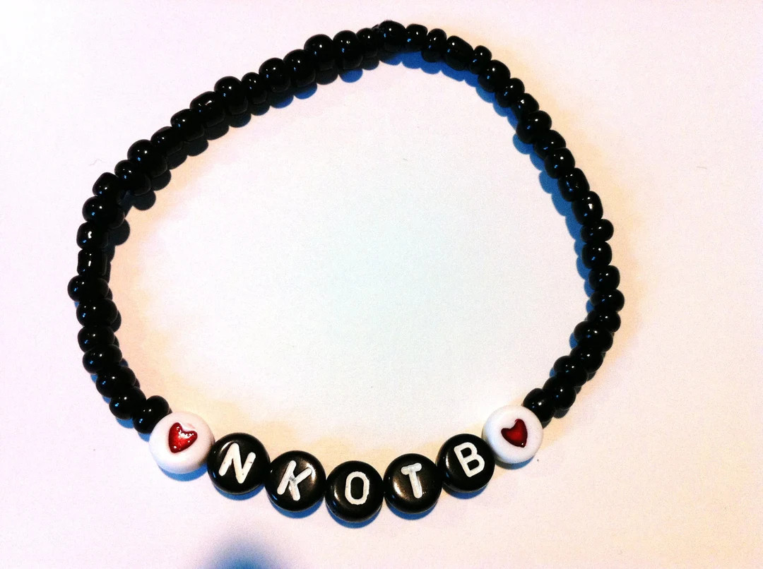 Choose Your Color! HEART NKOTB Beaded Bracelet | Etsy (US)