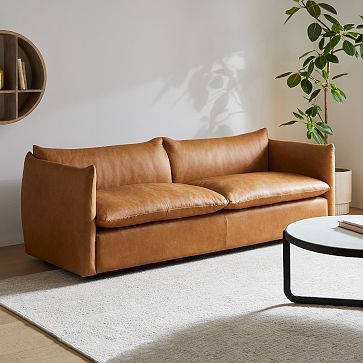 Harland Leather Sofa (88") | West Elm (US)