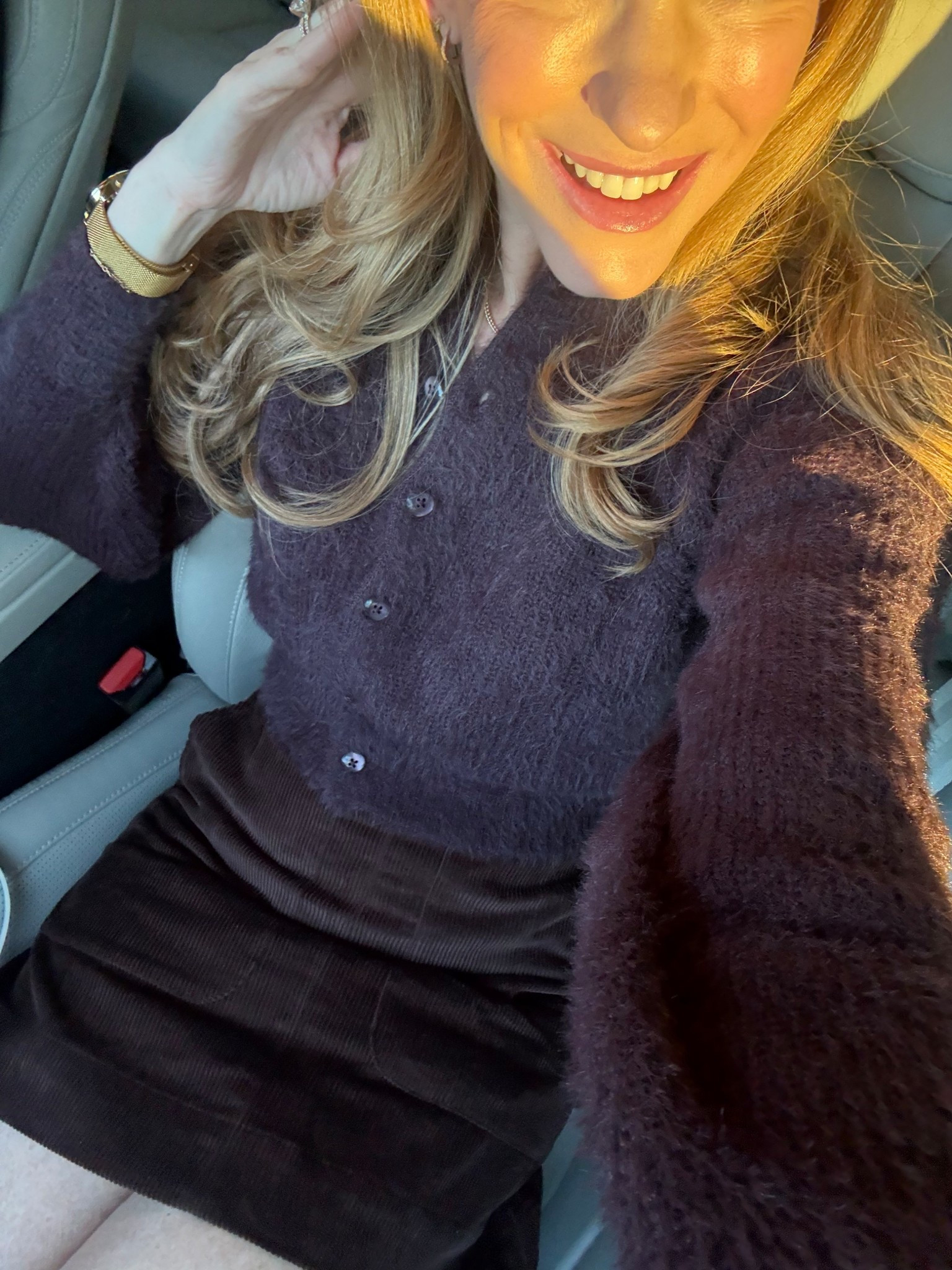 More Old Navy finds!! This cardigan is the softest and can be worn fully buttoned like a crew neck. Chocolate corduroy skirt is a classic for fall. 
Size small sweater and skirt.

#LTKSaleAlert #LTKFindsUnder50 #LTKSeasonal