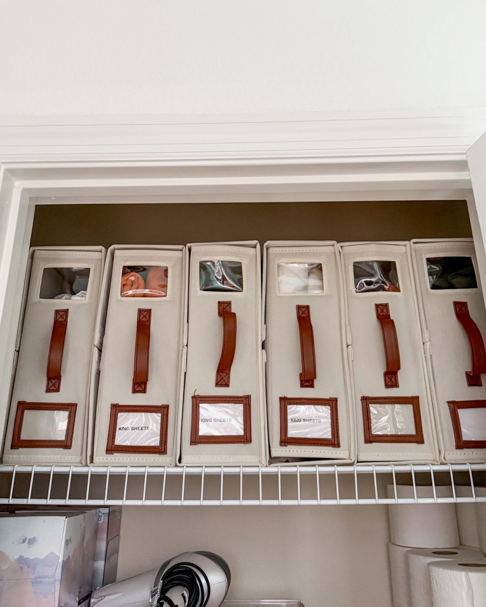 Linen and sheet closet organizers! 

#LTKHome