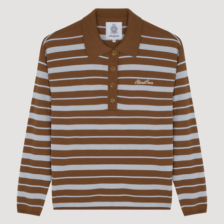 Club Polo - Brown Striped | EllandEmm