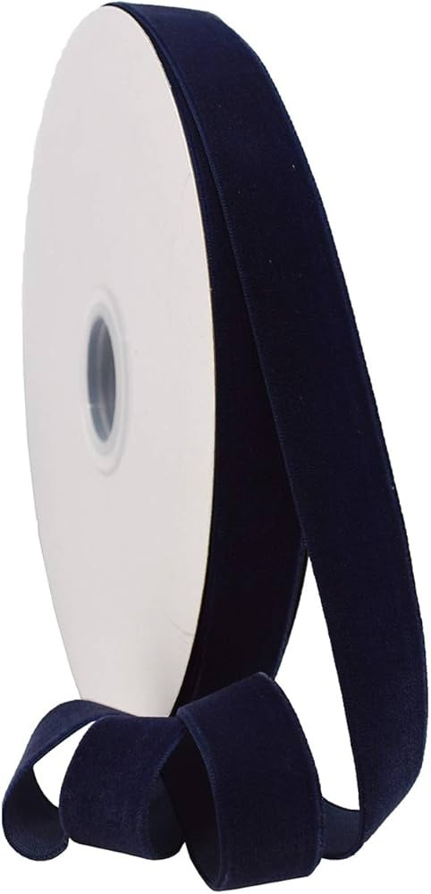 Morex Ribbon Viviana Velvet Ribbon, 1.5 inch by 20 Yards, White, 1689.38/20-029 | Amazon (US)