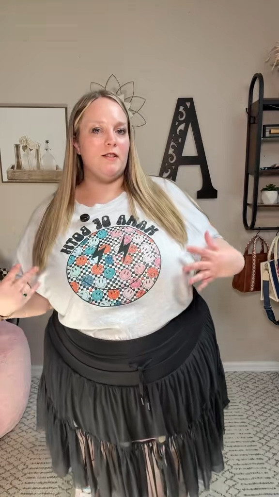 I love this skirt because it’s super flattering and just easy to throw on with so many outfits. It has built in shorts and pockets which makes it even better.

black skort outfit, skort with pockets, flattering skort plus size, casual outfit skirt, everyday skort, comfy cute outfit

#LTKMidsize #LTKPlusSize