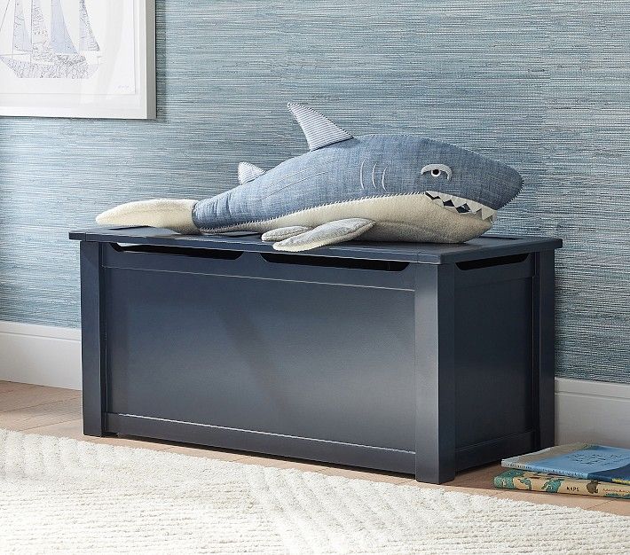 Chambray Shark Plush | Pottery Barn Kids