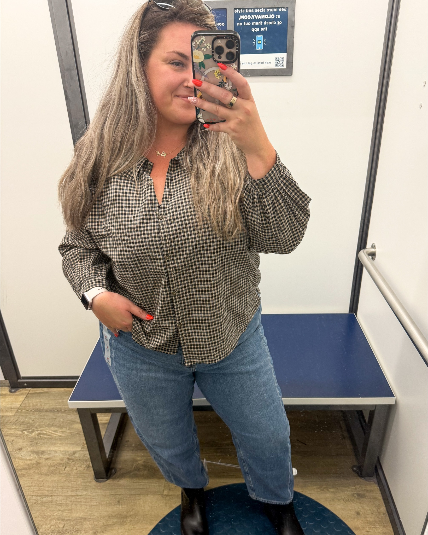 Old Navy’s Plaid Ruffle Button-Down tops are going to be so cute for Fall! Multiple colors and even solids! Pair it with your favorite barrel jeans & chunky boots! A cute, comfy, casual Fall look! ✨

XL in top
Size 18 jeans
Size 10 boots

#LTKStyleTip #LTKMidsize #LTKPlusSize