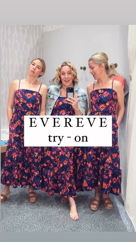 We recently ran to Evereve and here’s what we found! Lots of cute things for summer 🫶

Sizing deets 👇🏻

Laura (left) is 5’5” and in a 26 in all bottoms and a small in all tops.

Allison (middle) is 5’6” and in a 29 in all pants and a medium in all tops. (Minus the button down by rails- size down. Allison in a small.)

Gretchen (right) is 5’7” and in a 27 in all bottoms and a small in all tops. 




Wide leg jeans
Summer outfit
Summer dress
Dr. Scholls shoes


#LTKStyleTip #LTKVideo #LTKOver40