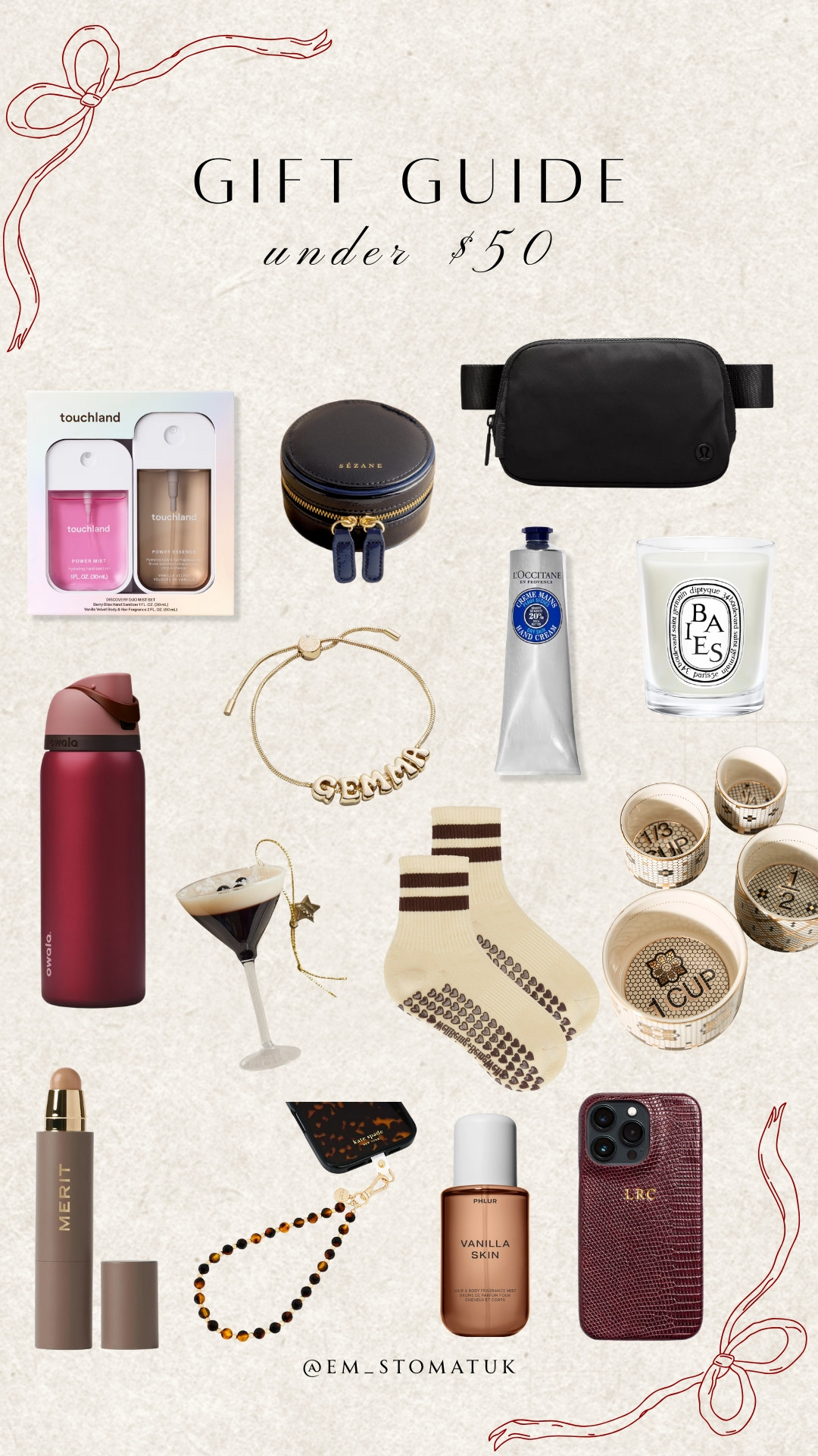 Gifts under $50!  

 #LTKGiftGuide #LTKHoliday #LTKFindsUnder50