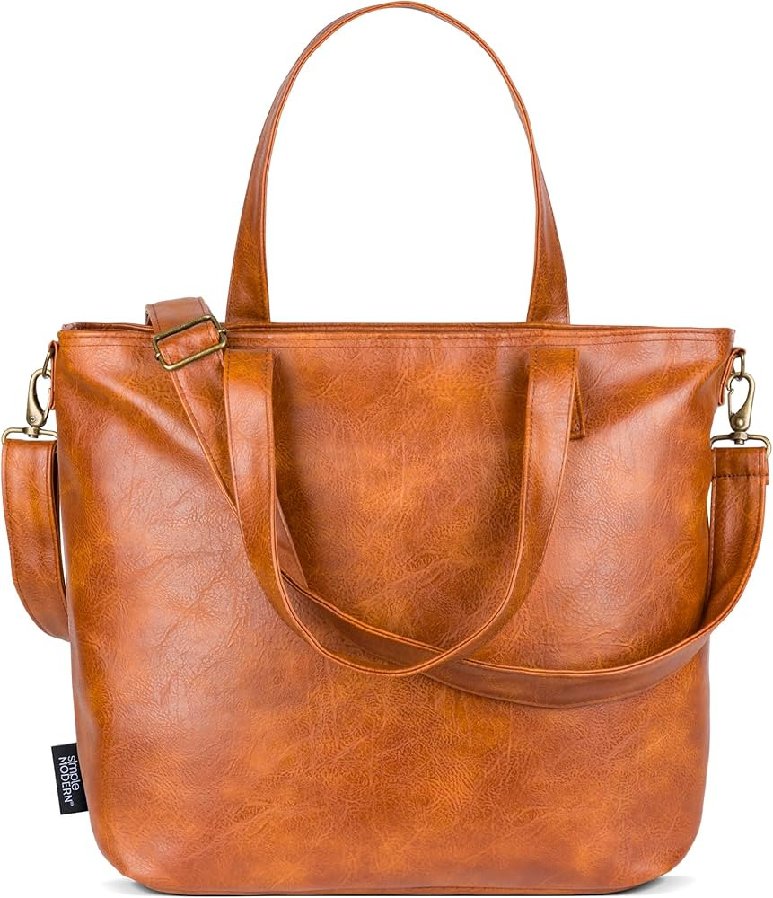 Simple Modern Vegan Leather Tote Bag for Women | Amazon (US)