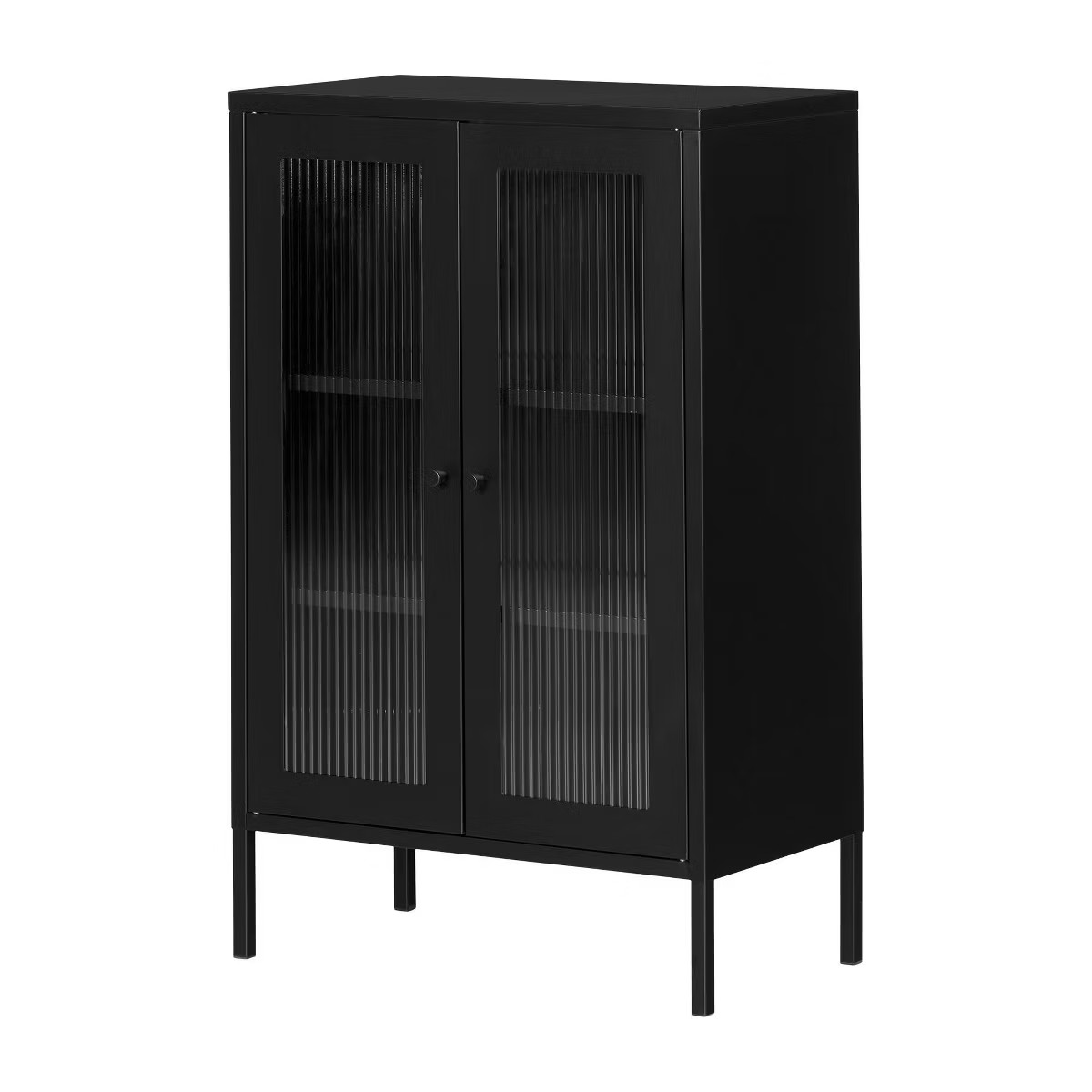 South Shore 21.5" Wide Decorative Storage Cabinet Black | Target