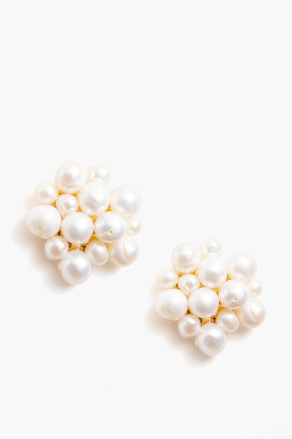 Pearl Cluster Earrings | Tuckernuck (US)