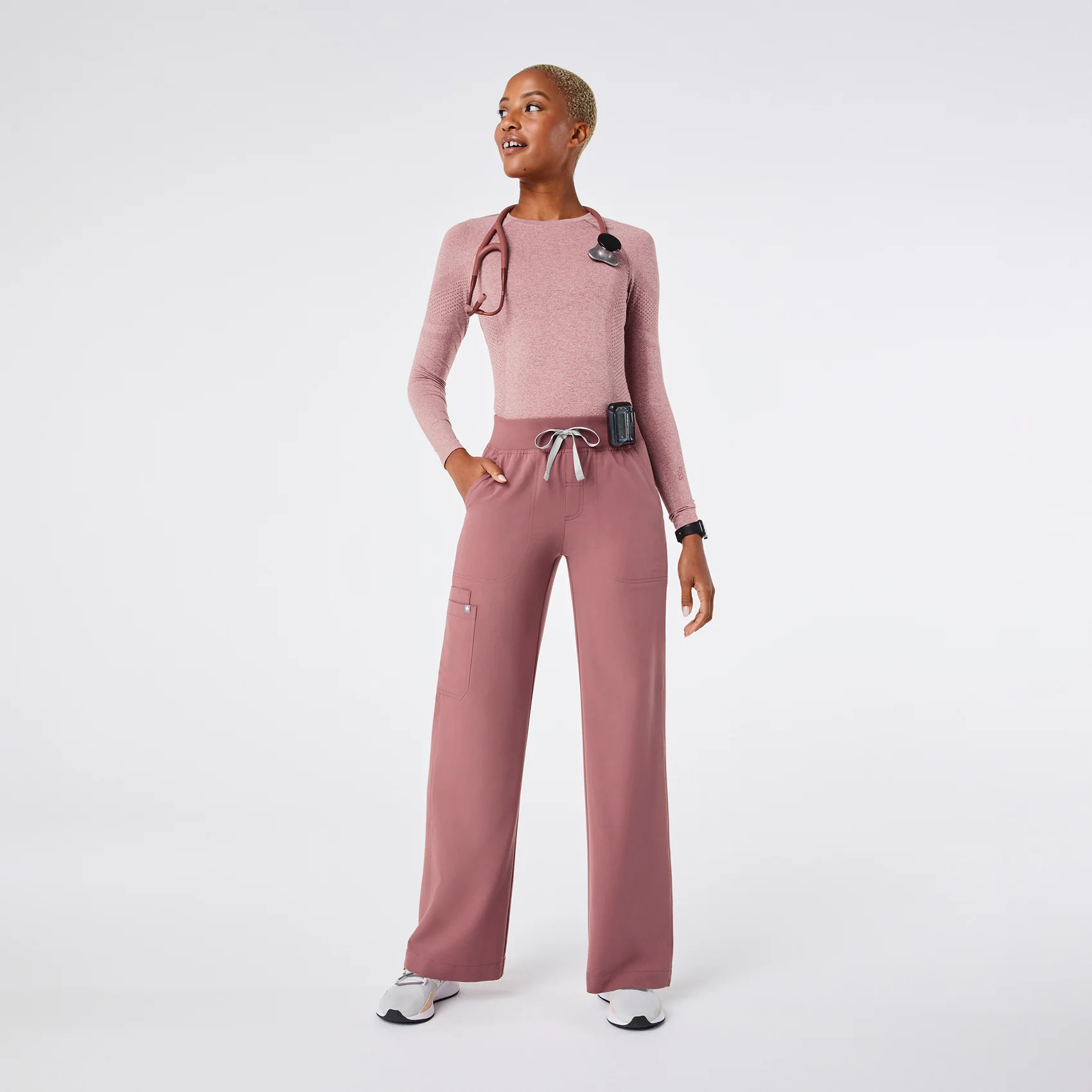 High Waisted Isabel Wide Leg Scrub Pants | FIGS