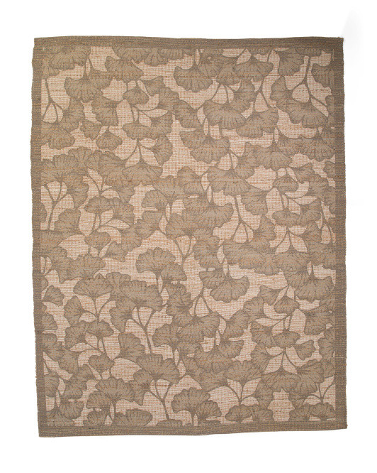 8x10 Hand Woven Floral Jute Rue Area Rug | TJ Maxx
