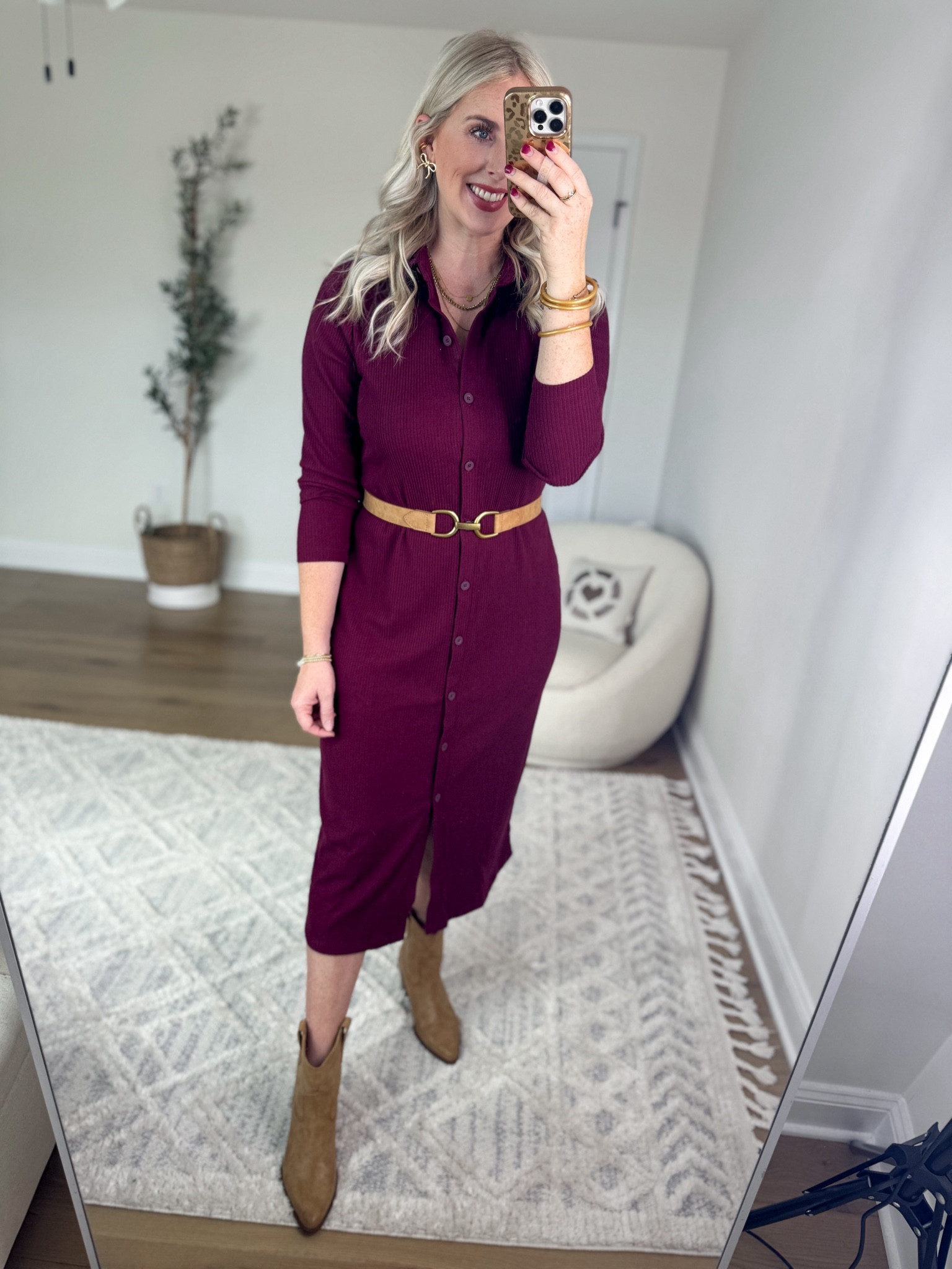 Weekend Walmart Wins try on 
Button front midi dress- medium 

#LTKStyleTip #LTKFindsUnder50 #LTKWorkwear