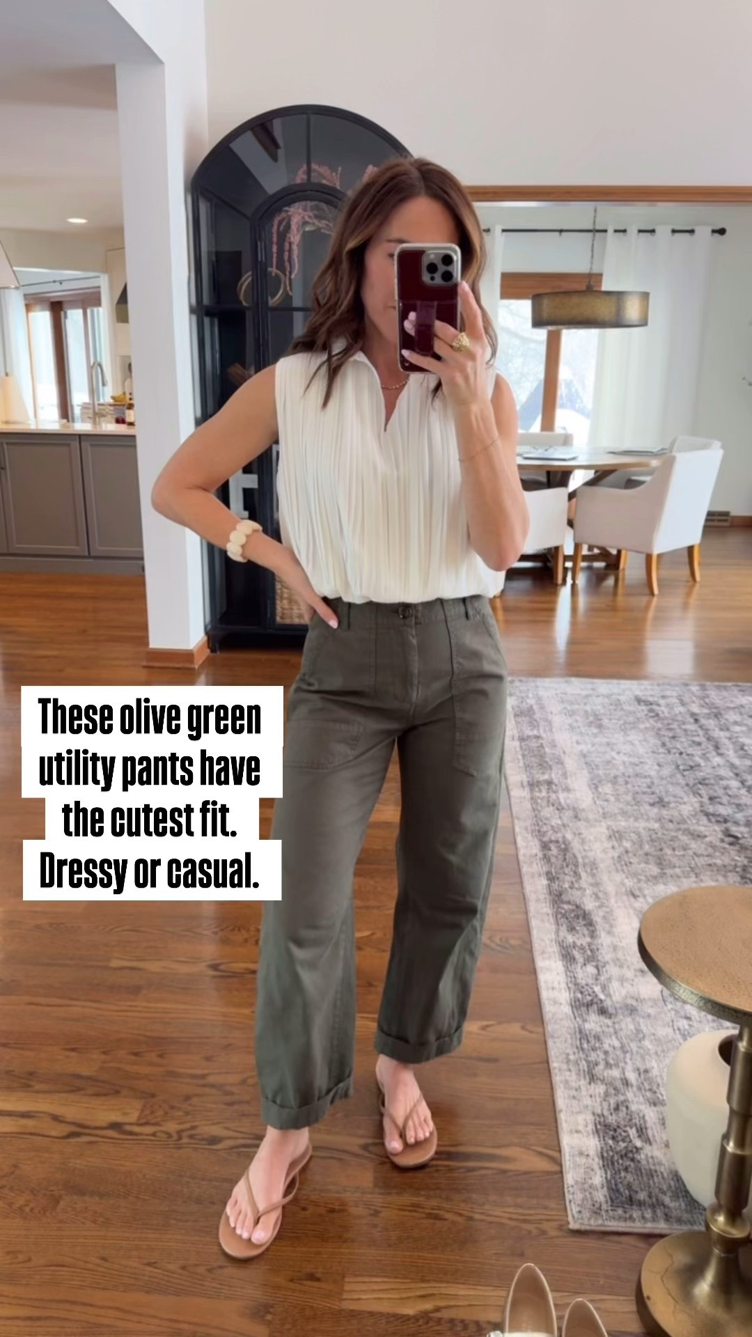 Love this easy fit!!
Size down one. 24 here. 
Dressy or casual  

#LTKSeasonal #LTKPetite