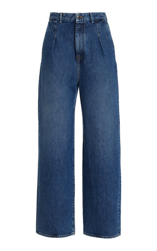 Attu Pleated Wide-Leg Jeans | Moda Operandi (Global)