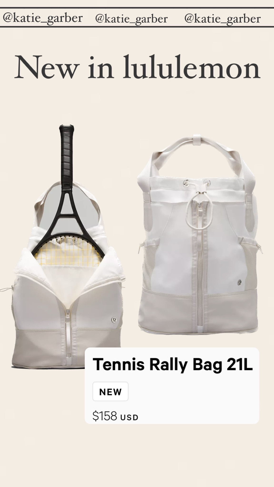 Tennis Rally Bag 21L