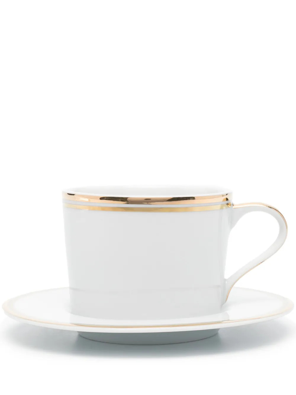 Ralph Lauren Home Wilshire Porcelain Tea Cup And Saucer | White | FARFETCH | Farfetch Global