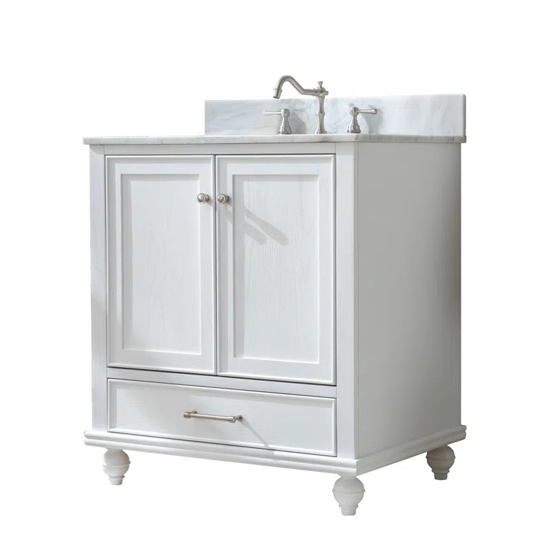 Melissa 30" Single Vanity - Grain White | Wayfair North America