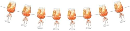 Aperol Spritz Garland, Spritz Birthday Banner, Spritz Bachelorette Party Decorations, Love at Fir... | Amazon (US)