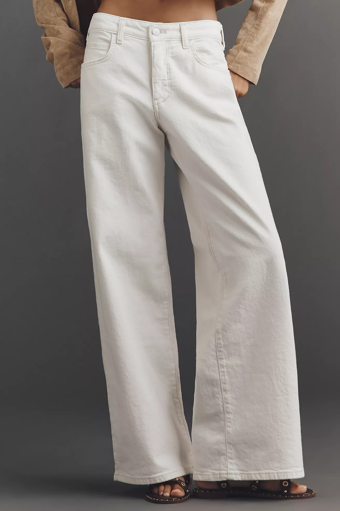 Pilcro Low-Rise Wide-Leg Jeans | Anthropologie (US)