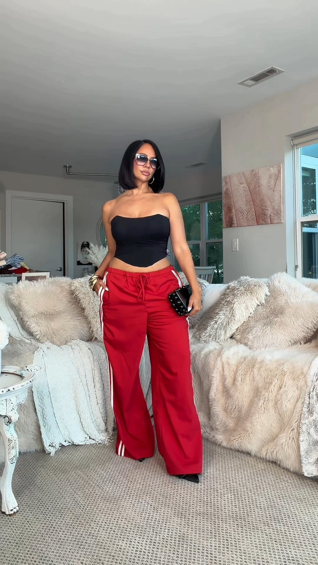 How to style an affordable corset top super easily! Wearing one here from Amazon with baggy track pants and heels.

petite curvy outfit 
over 40 outfits

#LTKootd #LTKOver40 #LTKPetite