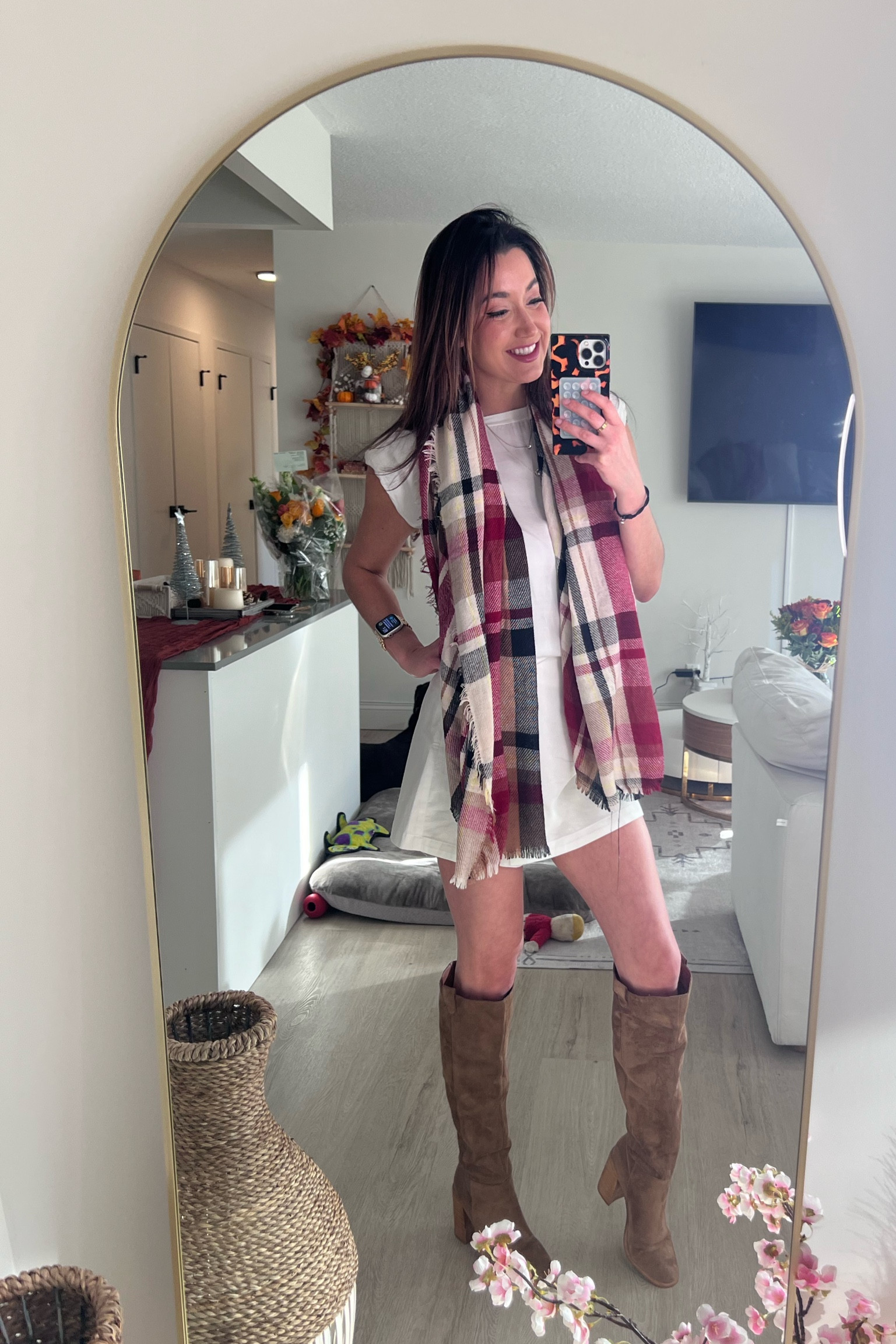 This was the Thanksgiving fit that I chose for a Thanksgiving Lunch out in NYC with my gal pals! 😊 

Wearing a size M in the white SKORT and a M in the top! 

#LTKCyberWeek #LTKstyletip #LTKfindsunder50