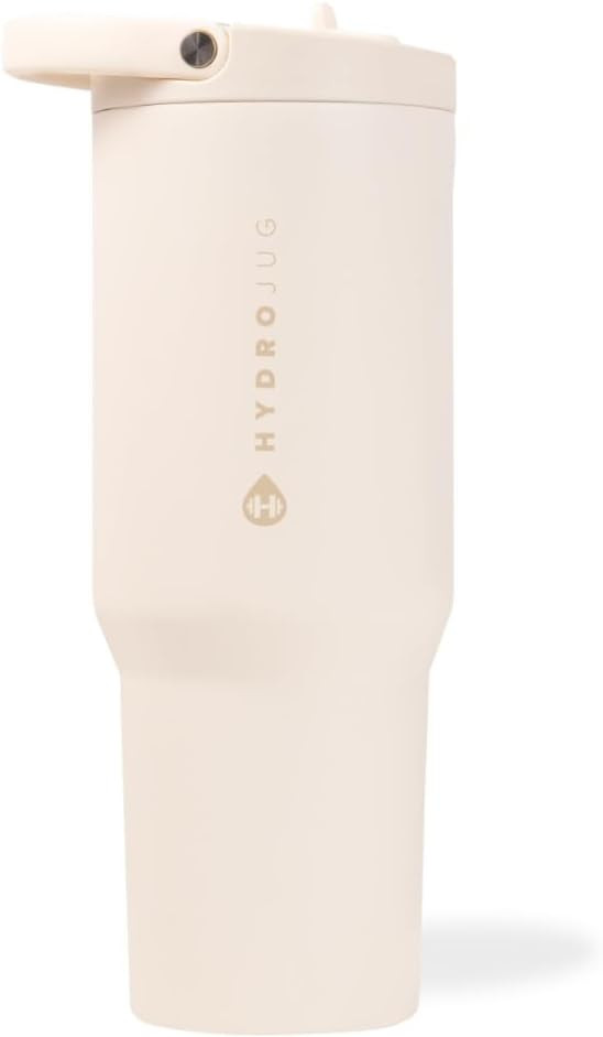 HydroJug Sport - Stainless Steel Tumbler with Straw, Vacuum Insulated, 32oz Leakproof Water Bottl... | Amazon (US)