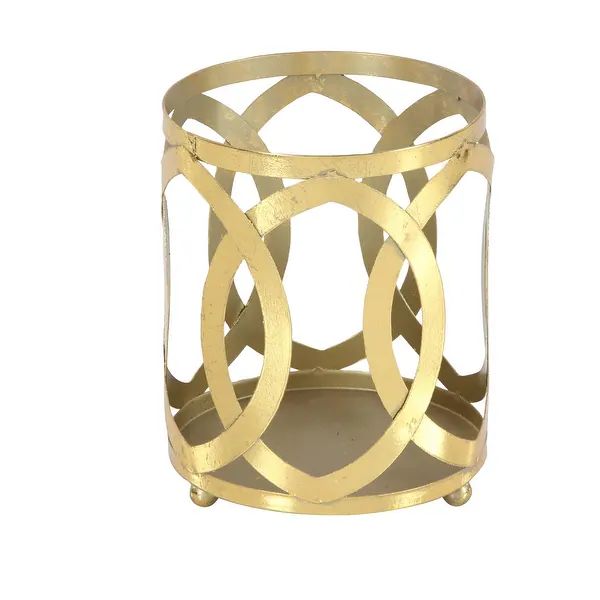 Gold Metal Glam Lantern 8 x 6 x 6 - 6 x 6 x 8 | Bed Bath & Beyond